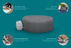 Lay-z Spa Lay-Z-Spa® EnergySense™ - 196cm Round Thermal Hot Tub Cover -Hot Tubs Sales Shop 03Features2 ac0d7276 8d8c 4d16 b206 92dcdc884526