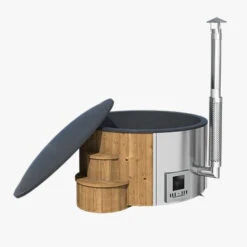 Outdoor Elite - 4 To 6 Person Wood Fired Hot Tub -Hot Tubs Sales Shop 41