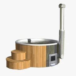 Outdoor Elite - 4 To 6 Person Wood Fired Hot Tub -Hot Tubs Sales Shop 42