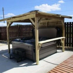 Outdoor Santorini - 5 Person Hot Tub With Gazebo Package 26 Outdoor Santorini - 5 Person Hot Tub With Gazebo Package -Hot Tubs Sales Shop 6 1