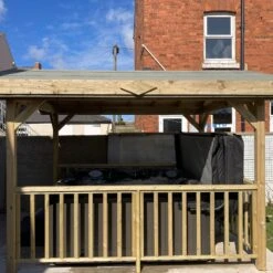 Apex Wooden Hot Tub Gazebo With Roof -Hot Tubs Sales Shop ApexGazebo 3