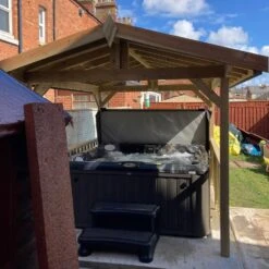 Apex Wooden Hot Tub Gazebo With Roof -Hot Tubs Sales Shop ApexGazebo 6