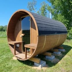 Hekla Barrel 250 - 6 Person Outdoor Sauna -Hot Tubs Sales Shop BarrelSauna 10 a30e2693 3b59 421e 9c9a cab07712e9f0