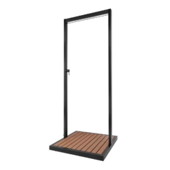 Zen Black Outdoor Shower With Wood Effect Base 8 Zen Black Outdoor Shower With Wood Effect Base -Hot Tubs Sales Shop BeBa 28529 3 Supersize