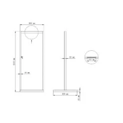 Zen Black Outdoor Shower With Wood Effect Base 11 Zen Black Outdoor Shower With Wood Effect Base -Hot Tubs Sales Shop BeBa 28529 6 Supersize