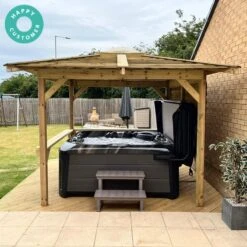 Outdoor Santorini - 5 Person Hot Tub With Gazebo Package 32 Outdoor Santorini - 5 Person Hot Tub With Gazebo Package -Hot Tubs Sales Shop BellStamped2