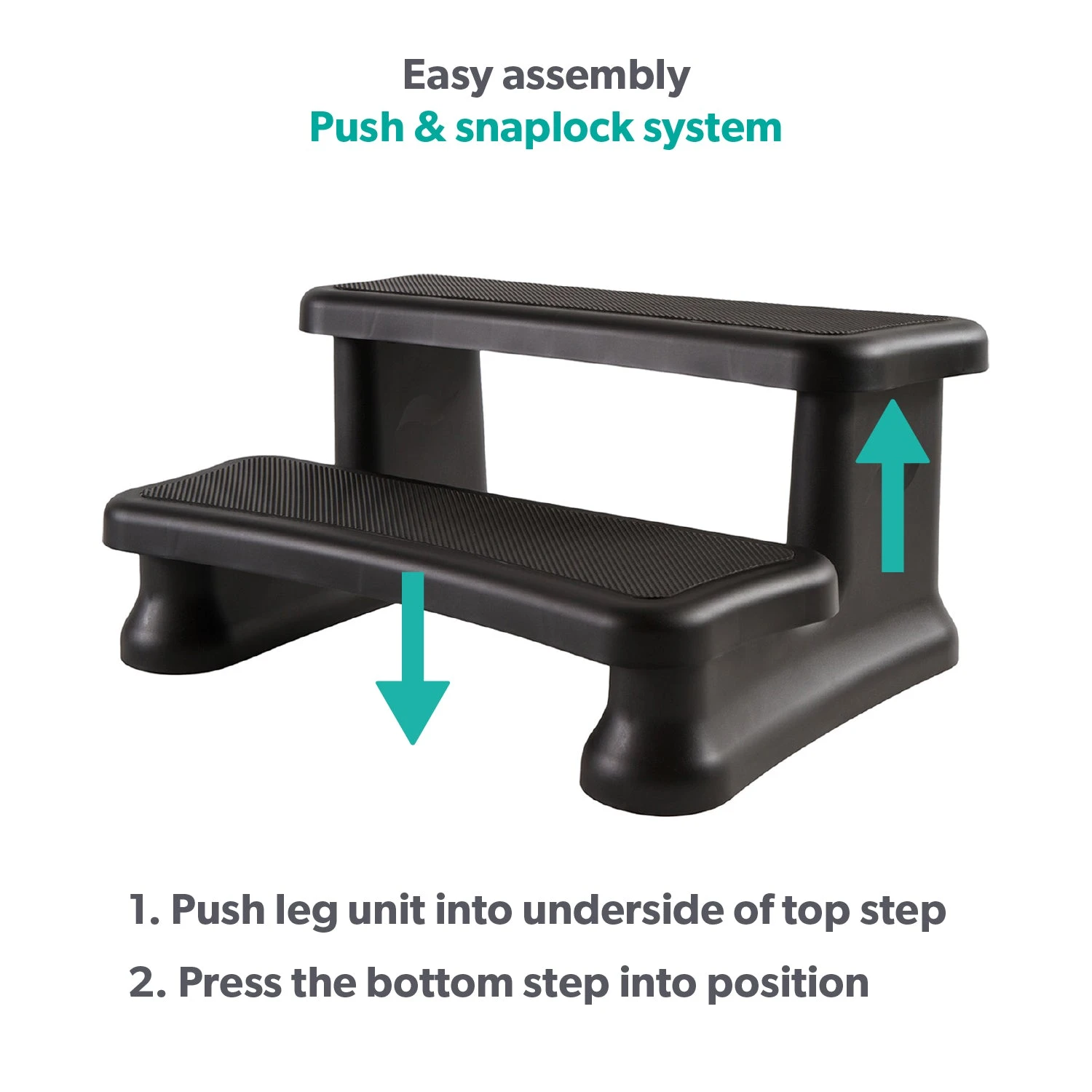 Smart Dual Riser Hot Tub Steps 3 Smart Dual Riser Hot Tub Steps - Image 3