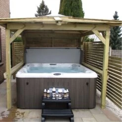 Brentano Wooden Hot Tub Gazebo With Tinted Dome Roof -Hot Tubs Sales Shop Brentano J235 5ee26ae2 b644 432f 8663 7931d42474b8