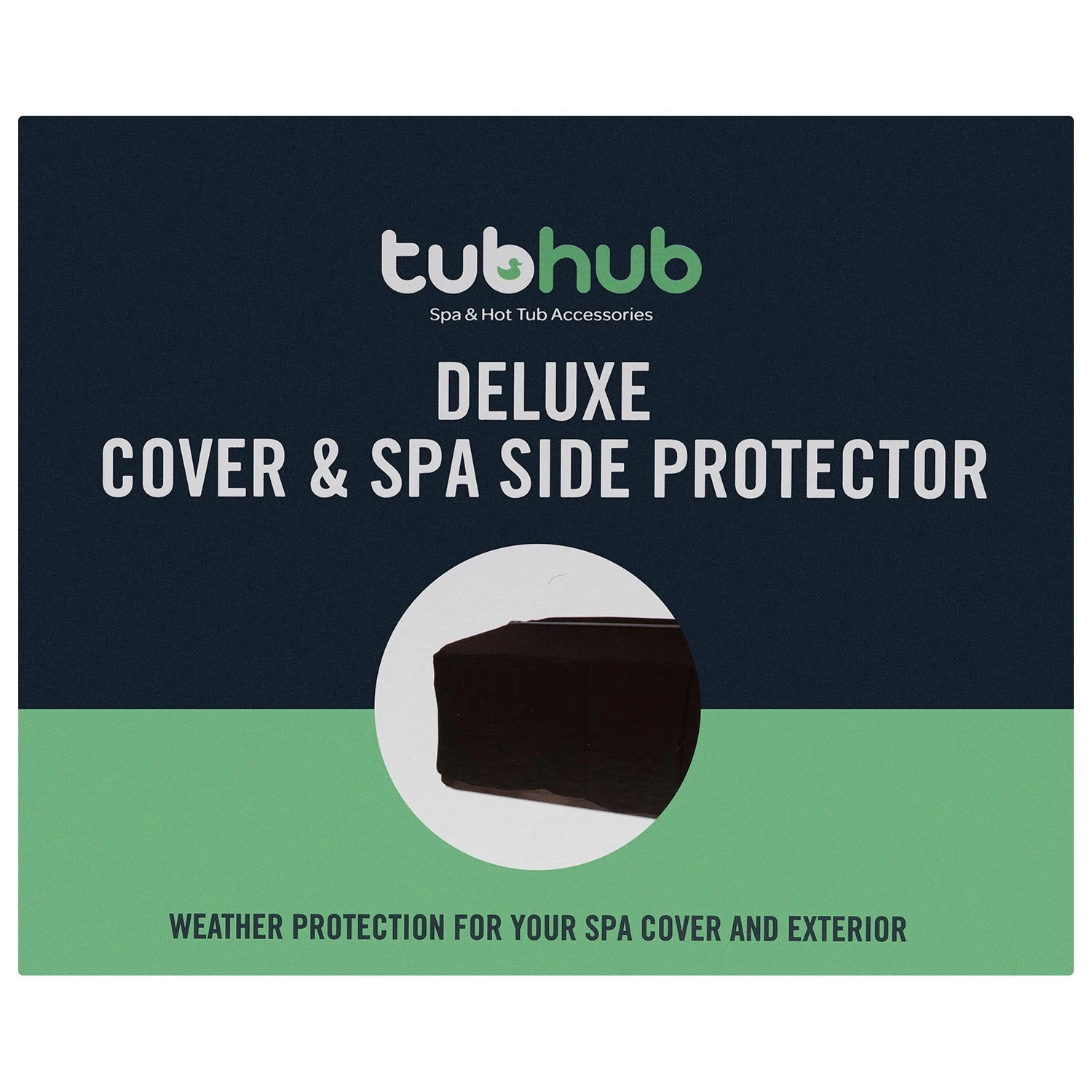 Tubhub Deluxe Hot Tub Cover Cap And Spa Side Protector 2 Tubhub Deluxe Hot Tub Cover Cap And Spa Side Protector - Image 2