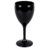 Hot Tub Safe Black Wine Glass