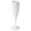 Hot Tub Safe White Champagne Glass