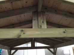 Apex Wooden Hot Tub Gazebo With Roof -Hot Tubs Sales Shop IMG 2694