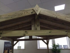 Apex Wooden Hot Tub Gazebo With Roof -Hot Tubs Sales Shop IMG 2696