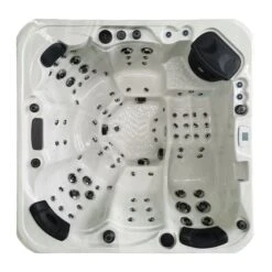 Outdoor Infinity - 6 Person Hot Tub With 1 Lounger