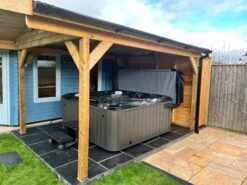 Jacuzzi® J235™ / J235IP™ - 6 Person Hot Tub With 1 Lounger -Hot Tubs Sales Shop J235MidnightDriftwood Will2