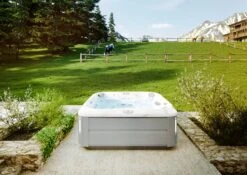 Jacuzzi® J385IP™ - 7 Person Hot Tub -Hot Tubs Sales Shop JHT J385 Lifestyle BrushedGray V3 2000x1414 cd4d6490 eb8a 4cc8 93ff 7e2768be9789