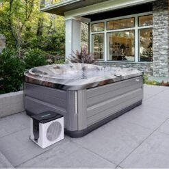 Outdoor 4kW Air Source Heat Pump For Hot Tub/Swim Spa -Hot Tubs Sales Shop JHT J485 Lifestyle Retouched JT