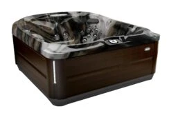 Jacuzzi® J485IP™ - 7 Person Hot Tub -Hot Tubs Sales Shop JHT J485 Midnight ModernHardwood Iso 2000x1460 9117a5c8 9e52 4f81 8343 e5ad804690ae