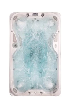 Jacuzzi® PowerPlay™ J-13™ - 13ft Swim Spa -Hot Tubs Sales Shop JSS PowerPlay J13 Platinum ModernHardwood Filled OH JetsOn WhiteBackground 2000x3000 d3de76d6 8952 4fa7 ab8a e0f23b32be46