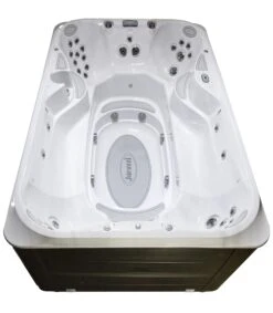 Jacuzzi® PowerPlay™ J-13™ - 13ft Swim Spa -Hot Tubs Sales Shop JSS PowerPlay J13 Platinum SmokedEbony EndOH WhiteBackground 3000x3437 a0ba3704 ab55 4164 b37c e859123ddbd8