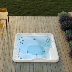 Jacuzzi® Lodge™ L - 5-6 Person Hot Tub With 1 Lounger -Hot Tubs Sales Shop Jacuzzi Lodge Lodge L square 1