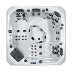 Outdoor Marseille - 5 Person Hot Tub With 2 Loungers