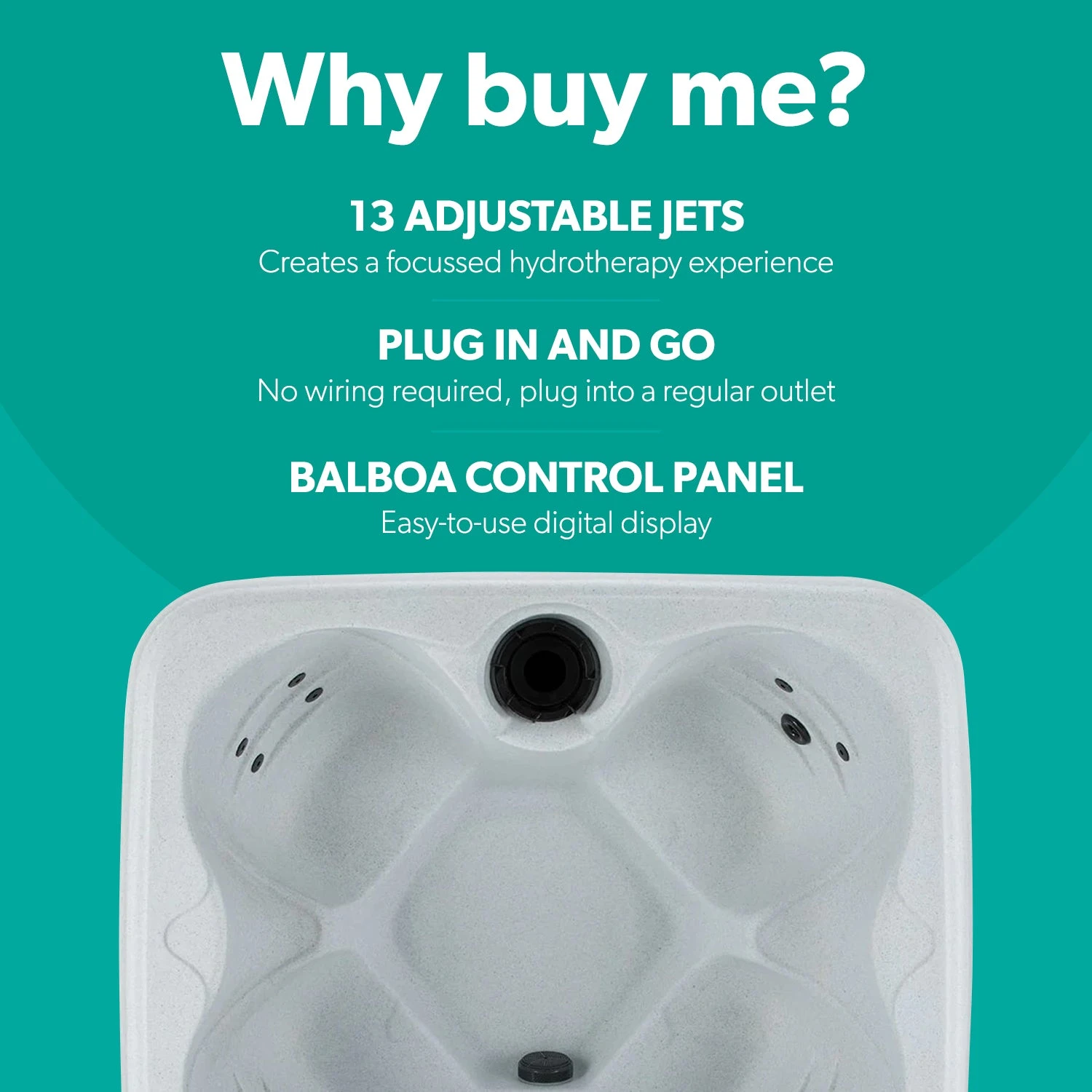 Outdoor Malibu - 4 Person Hot Tub 2 Outdoor Malibu - 4 Person Hot Tub - Image 2