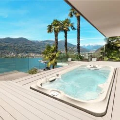 Jacuzzi® PowerPro™ J-16™ - 16ft Swim Spa -Hot Tubs Sales Shop PowerProJ 16Lifestyle2